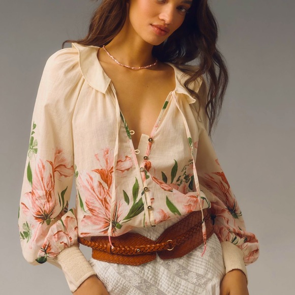 Anthropologie Tops - NWT ANTHROPOLOGIE PEASANT BLOUSE